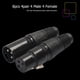 thumbnail image 4 of Negro 8 piezas 4 macho 4 hembra XLR 3 pines micrófono Audio Cable conectores enchufes, 4 of 9