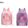 thumbnail image 7 of BTEPSGA Ballet Bag Ballerina Dance Backpack with Separate Shoe Compartment for Dance Bag Gymnastics Latin Dance Yoga Storage Bag (Purple), 7 of 7