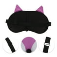thumbnail image 2 of Unique Bargains Comfortable Adjustable Portable Cartoon Fox Sleep Mask Purple, 2 of 3