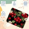 thumbnail image 3 of Cherry Square Non-Slip Rubber Bottom Printed Desk Mat Mousepad for Office and Gaming - 8.3x9.8 Inch, 3 of 6