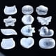 thumbnail image 2 of Cenicero de cristal con forma de corazón y Luna tallado a mano, yeso transparente de energía Natural, cuenco de selenita Animal para regalo, 2 of 4