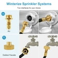 thumbnail image 6 of RV Winterizing Kit & Sprinkler Blowout Adapter, 15" Air Compressor Quick-Connect Plug with Valve, Water Blow Out Fitting Adapter for Winterize Sprinkler System Winterizing RV, Motorhome Camper Boat, 6 of 9