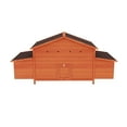 thumbnail image 5 of Pet Playpen Large Wooden Chicken Coop Outdoor Hen House Poultry Cage for Outdoor with 2 Sides Nesting Boxes,2 Free-range Doors Leakproof Tray,Dog Crate, 5 of 11