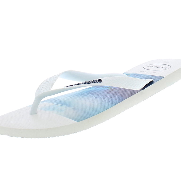 Havaianas Hype Mens Sandals Size 9/10, Color: White/White  display picture 1