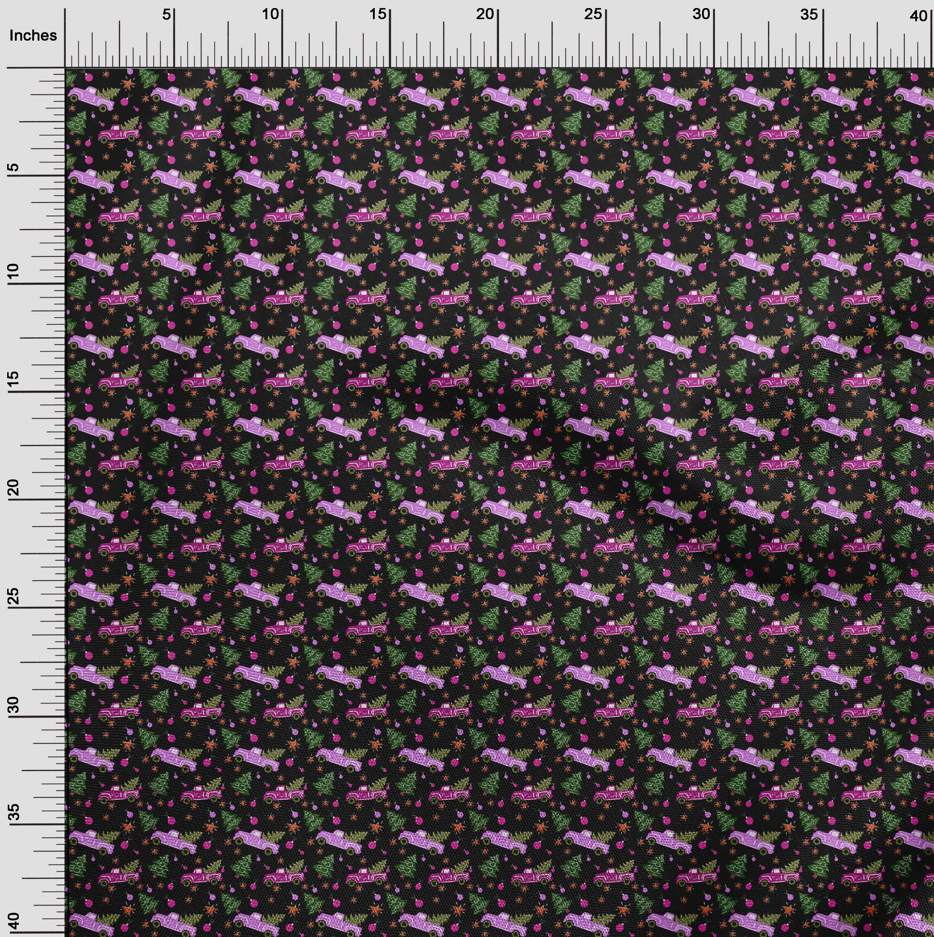 oneOone Cotton Jersey Purple Fabric Christmas Diy Clothing Quilting Fabric Print Fabric By Yard 58 Inch Wide