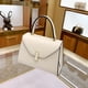thumbnail image 4 of Bolso Kelly de piel auténtica nuevo de 2024, diseño de nicho, moderno y sencillo, con cierre, bolso cruzado de mano para mujer, 4 of 5