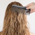 thumbnail image 4 of Peine rectangular plano de plástico, peine cuadrado, peine de púas anchas, peine de peluquería, peine para el cabello, peine de masaje, 4 of 8