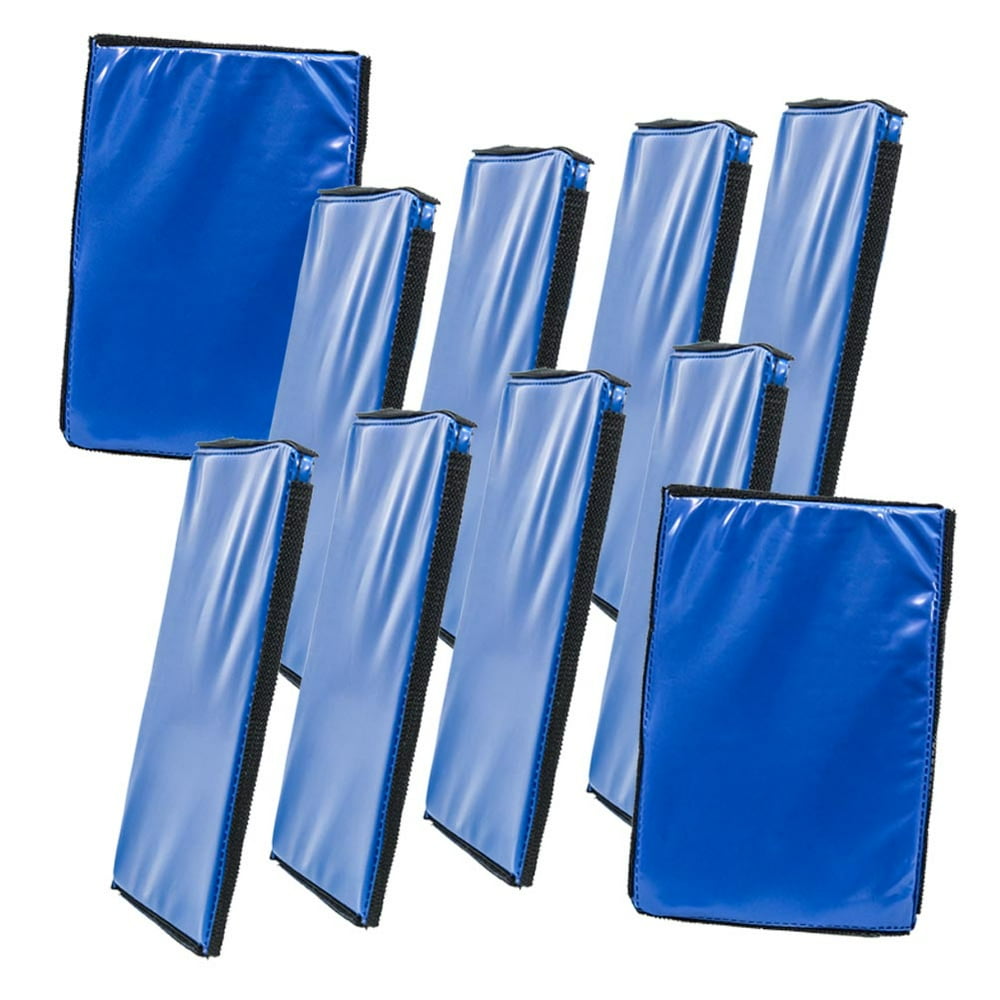 Set of 10 Blue Wrestling Ring Floor Mats for WWE Wrestling Action