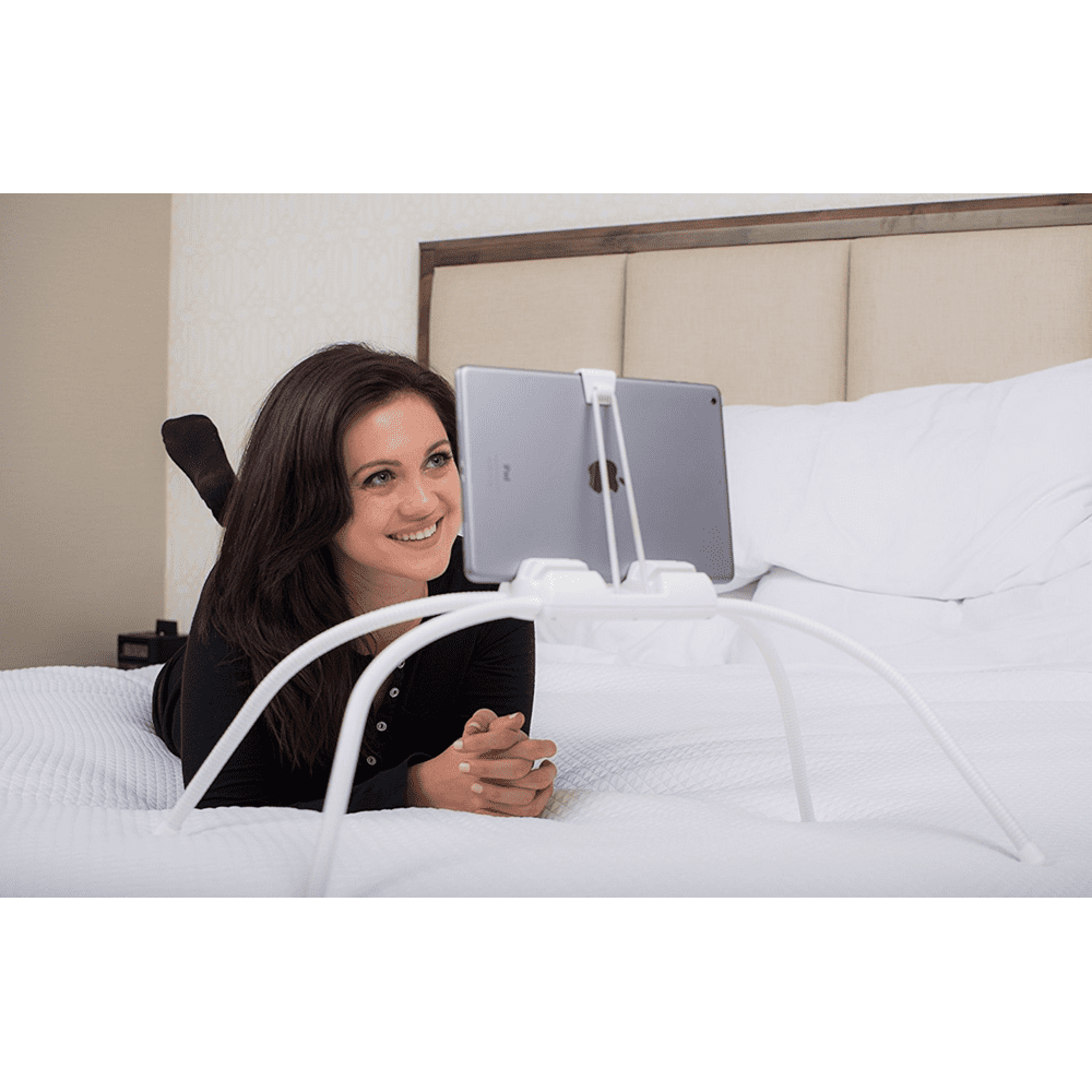 Tablift (White)Tablet Stand for the Bed, Sofa, or Any Uneven Surface