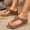 Brown, variant on Norvail Wedge Sandals Women Flip Flops with High Increased Platform Sandals for Women Dressy Summer Wedge Shoes Cushion FootBed Comfort Flip Flops