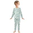 thumbnail image 7 of Pajamama Hydrangea Vines Cute Comfortable Cotton Two-piece Pajama Set, 7 of 7