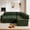 Green, variant on 80" 5 Seat L Shaped Modular Sectional Sleeper Sofa Bed with Pull Out Bed/Reclining Backrest/USB Ports/Storage & Tufted Seat, Sectional Sleeper Couch, Tool-Free Assembly,Chenille Fabric Green
