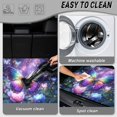 thumbnail image 5 of FOR U DESIGNS Galaxy Butterfly Flower Print Cargo Liner All Weather Trunk Protection for Dogs Cats Vacuum Cleanable Trunk Liner Non-Slip Durable Cargo Mat for SUV Truck Sedan, 5 of 7