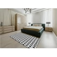 thumbnail image 4 of Ahgly Company Indoor Round Patterned Gray Dolphin Gray Area Rugs, 5' Round, 4 of 6