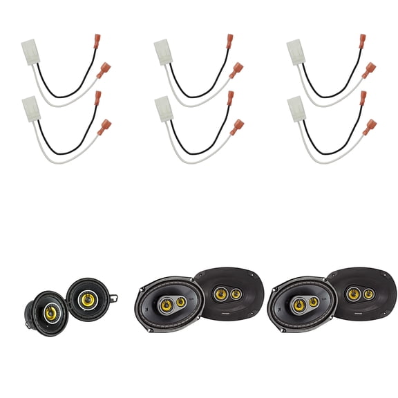 Kicker CSC Ram Speaker Upgrade (2 pair ) 6x9" & 3.5" includes Speaker Harness