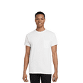 thumbnail image 5 of Gildan Heavy Cotton Pocket T-Shirt, Crewneck Short Sleeve Tee for Men, Workwear Shirts (White, 2XL), 5 of 5