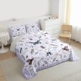 thumbnail image 3 of Homewish Flying Animals 2pcs Bedding Comforter Set For Teens Boys Girls,Botanical Plants Leaves Twin Comforter Sets,Bohemian Theme Breathable Bedding Set,Luxury Bedroom Decor,Reversible, 3 of 8