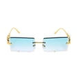thumbnail image 2 of Gafas de sol FLAWLESS EYEWEAR Flawless Rimless Vintage Green 57mm, 2 of 4