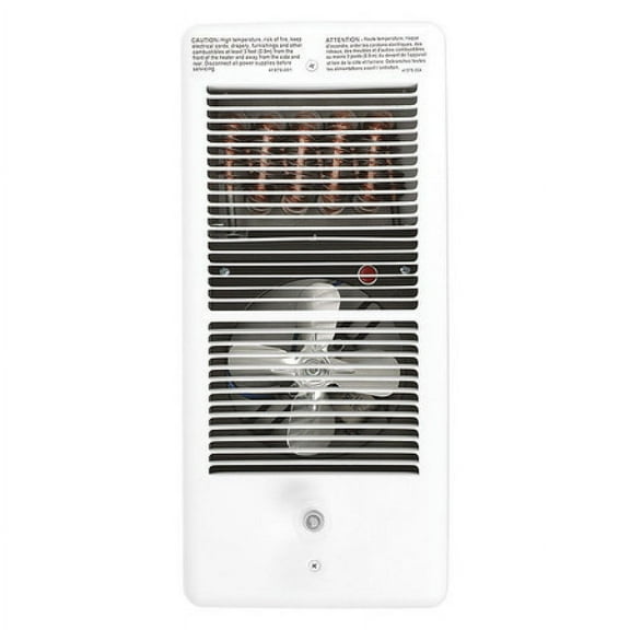 TPI Corp White 1500-2000W Electric 2 Speed Recessed Wall Heater