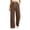 ZA-Brown-sweatpants for women, variant on Yourumao Womens Sweatpants Drawstring Elastic Waist Straight Leg Sweatpant Thin Fleece Soft Casual Lounge Pants with Pockets