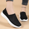 thumbnail image 2 of Duqingm Mocasines Para Mujer Ballet Flats Shoes for Women Knit Mesh Flats Shoes Womens Dressy Comfortable Pointed Toe Washable Slip On Flat Black,7, 2 of 7