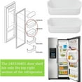 thumbnail image 4 of 240356401 Refrigerator Door Shelf Bin Replacement, Compatible with FRS6HR5JW0, FFHS2622MBMA, FRS26RLECSR, Upper Door Bin, 4 of 6