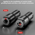 thumbnail image 3 of Angle Grinder to Straight Grinder Conversion Kit, 3MM & 6MM Chuck Adapter Attachment for Wood Metal Polishing Sanding Cutting DIY, 3 of 7