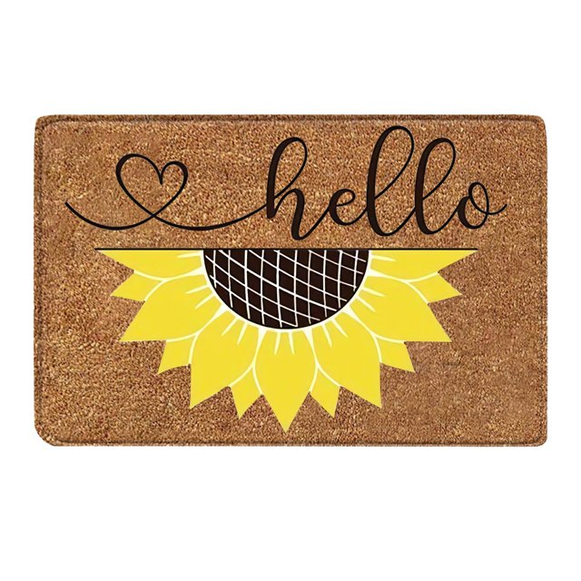 Sunflower Door Mats Sunflower Welcome Mat Outdoor Rug Sunflower Door Mats Outside Spring Summer Door Mat Sunshine Decorative