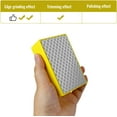 thumbnail image 4 of 1 Pcs Diamond Hand Pad Sanding Block Sharp Glass Grinding Polishing Pad Sanding Block Foam Backing Hand-Held Sanding Block for Sanding Polishing Marble Tile Ceramics (60#), 4 of 7