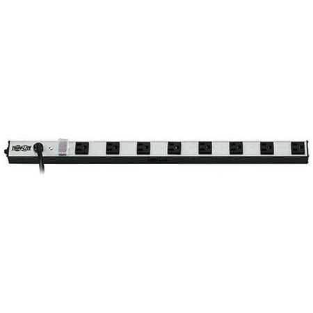 UPC: 0037332187512 | TRIPP LITE PS240810 8 Outlets Power Strip 120V Input Voltage 1800 W Maximum Power 10 ft. Cord Length