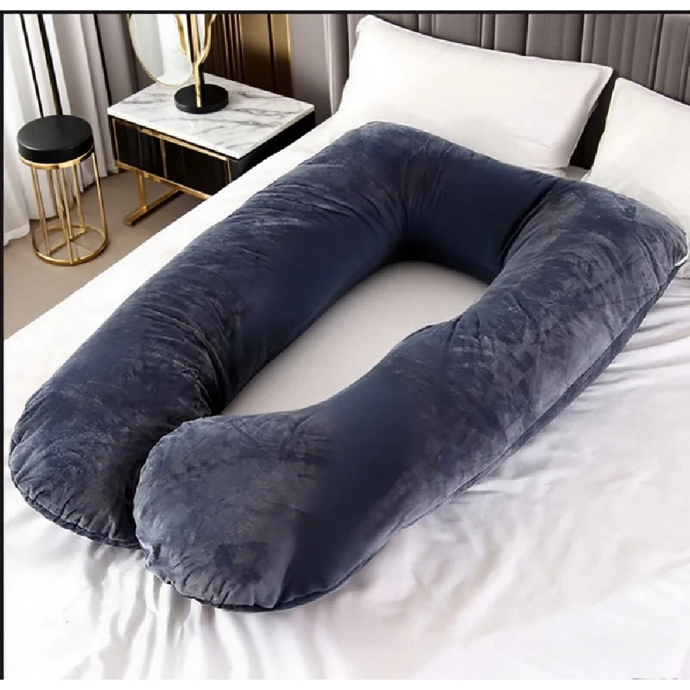 The velvet maternity pillow is soft to the touch and less irritating to the skin, bringing a comfortable touch to pregnant women