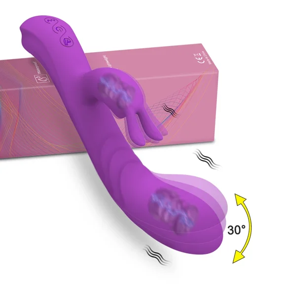 Rabbit Vibrators Female Powerful G Spot Stimulator Sex Toys for Women Masturbator Purple