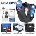 thumbnail image 2 of MATEIN Waterproof Laptop Backpack 17 Inch, Anti Theft Business Backpack with Lock & USB Charging Port, Large TSA Tech Backpacks College Computer Back Pack Gifts for Men Women Work Office Travel, Black, 2 of 8