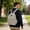 Gray,Black,Green#692, variant on Halons Nylon backpack, large capacity commuter bag with hand carry handle, dual shoulder straps, multiple compartments and pockets, beige black pink khaki options