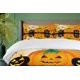 thumbnail image 3 of Juego de funda nórdica, espeluznante Jack o' Lantern tallado y murciélagos de luna llena y tumba, 3 of 6