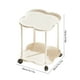 thumbnail image 3 of Side Table Storage Shelf Coffee Table Bedside Table Storage Cart Mobile Storage Rack For Bedroom Living Room Study Desk Assembly Required, 3 of 6