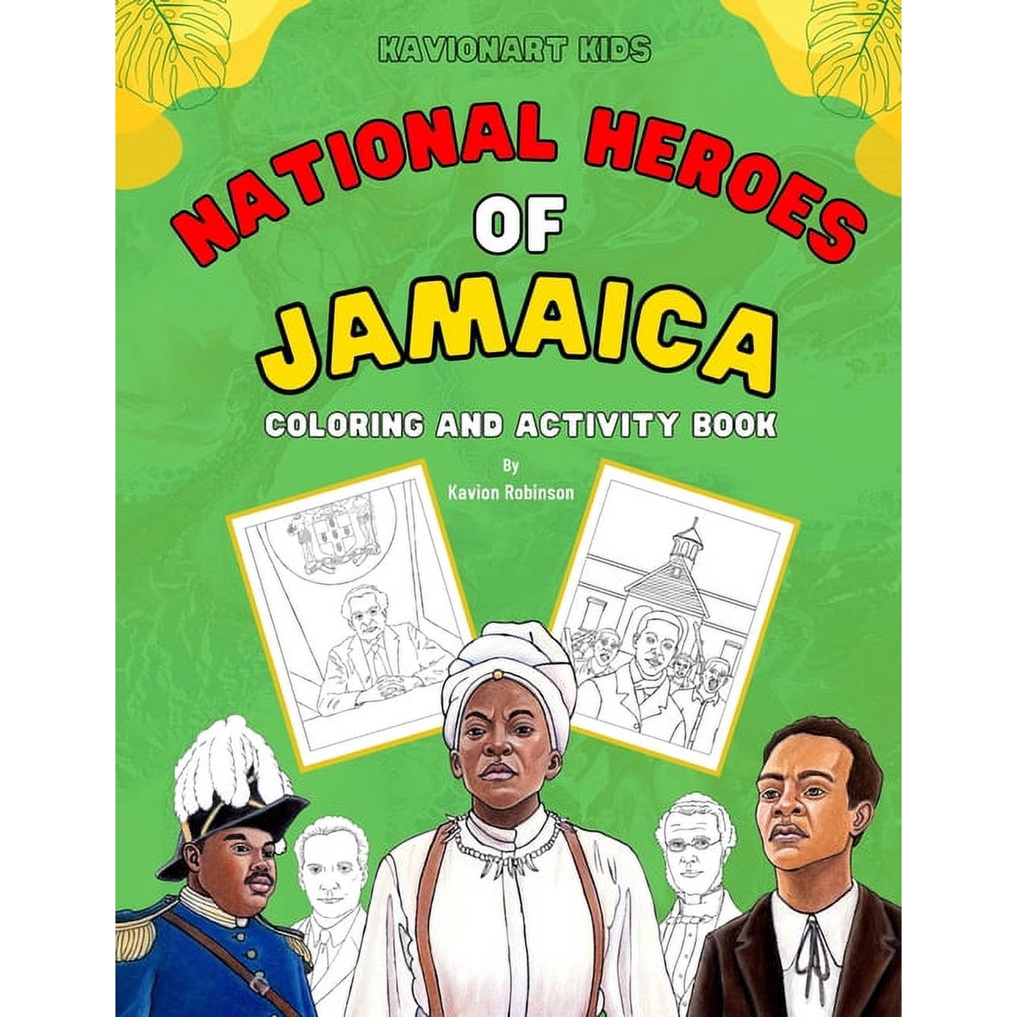 National Heroes of Jamaica Coloring and Activity Book (Paperback)