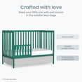 thumbnail image 4 of Dream On Me Convertible Crib Toddler Guard Rail in Emerald, Converts Cribs to Toddler Beds, 4 of 6