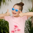 thumbnail image 5 of Pink Rubber Flexible Kids Polarized Sunglasses Age 3-10, 5 of 5