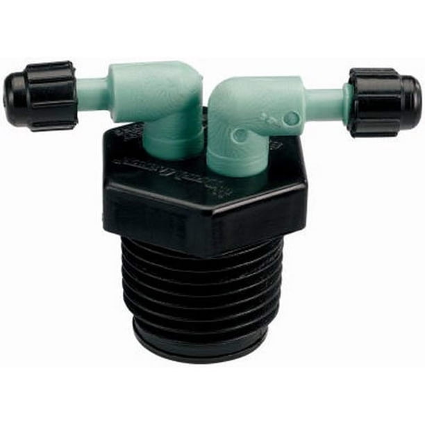 Orbit Collettore Irrigazione A Goccia A 4 Vie Per Tubo 1/4" | Raccordo Per Distribuzione Acqua Da Giardinaggio - 5