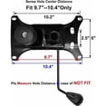 thumbnail image 5 of Swivel Base Plate Control With Gas Lift, Replacement Office Chair Tilt Mechanism For Easy Assembly, Heavy Duty Up To 300 Lbs, 5 of 5