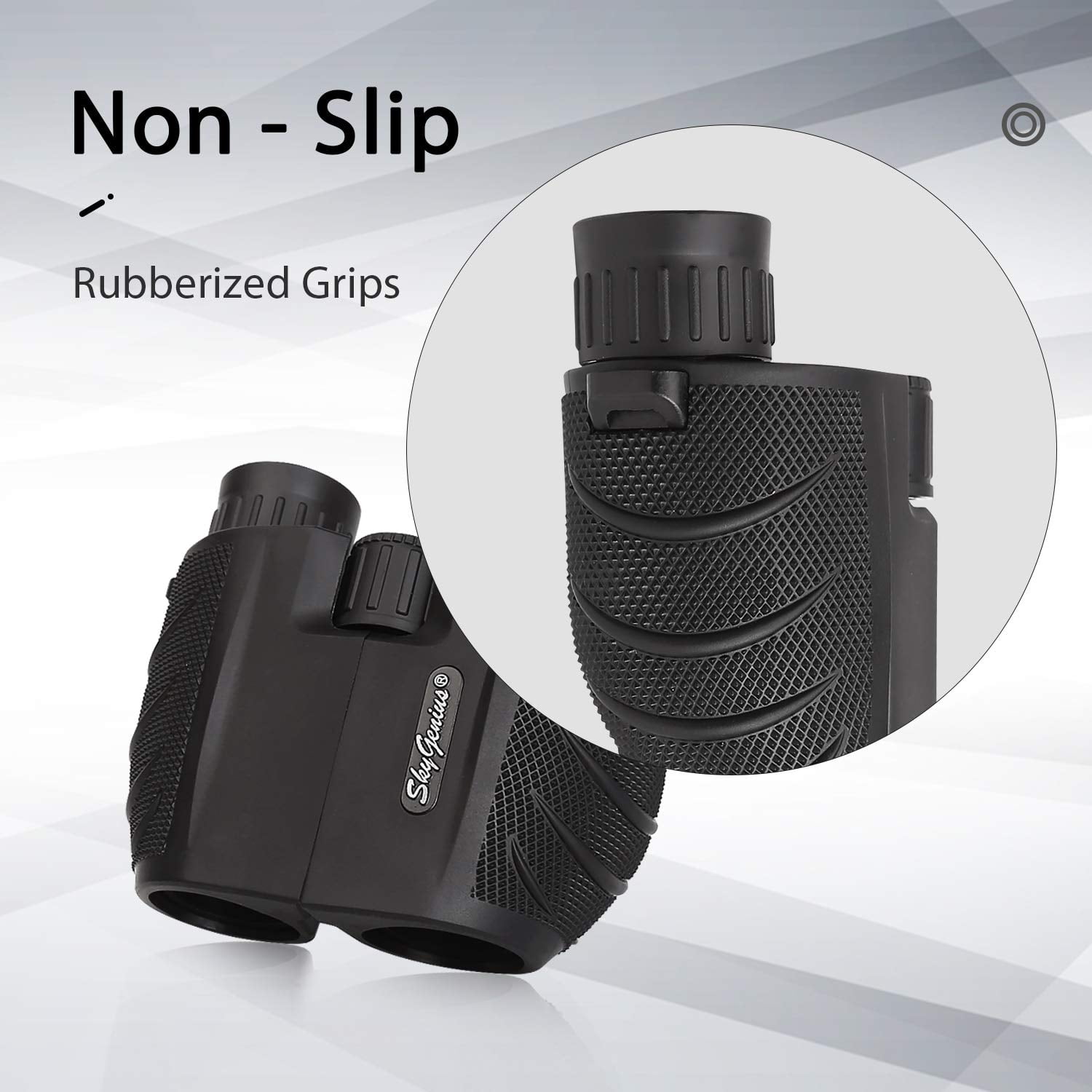 SkyGenius 10x25 Binoculars BAK4 Roof Prism for Adults Kids Bird Watching Travel Camping