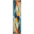 thumbnail image 2 of Rugs.com Haerfest Collection Rug – 8 Ft Runner Blue Low Rug Perfect For Hallways, Entryways, 2 of 6