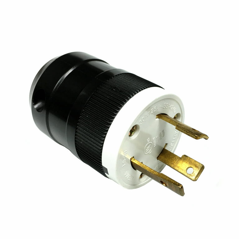 Hilitand NEMA L5-30 125V 30A Twist Lock Plug, 3 Wire Electrical Plug  Connector, 3-Prong Plug Twist Lock Electrical Plug