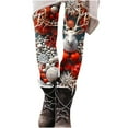 thumbnail image 4 of ClodeEU Women's Christmas Printed Leggings,High Waisted Shiny Leggings Pant,Trendy Legging Multicolor 10,Womens Plus S, 4 of 5