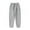 Gray, variant on Utoimkio Toddler Boy Girls Solid Color Plush Warm Sweatpants Active Jogger Pants Casual Pull-On Pants Drawstring Sweat Pants for Little Boys Girls 4-12 Years