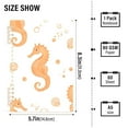 thumbnail image 2 of FORMRS 1-Subject Spiral Notebook 8" x 5" College Ruled 60 Refillable Sheet A5 Hard Cover, 2 Pack, White Seahorse, 2 of 7