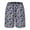 Blue, variant on Odeerbi Beach Bermuda Shorts for Men Drawstring Shorts Summer 2025 Casual 3D Printed Elasticated Waist Short Blue