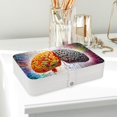 thumbnail image 6 of Brain PU Leather Necklace Holder with Removable Compartment and Portable Jewelry Stand Earring Holder Jewelry Box, 6 of 6