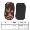 thumbnail image 2 of 5uds. Calcetines Tobilleros Cómodos Padre-Hijo para Yoga Barre Pilates (S) Negro, 2 of 2